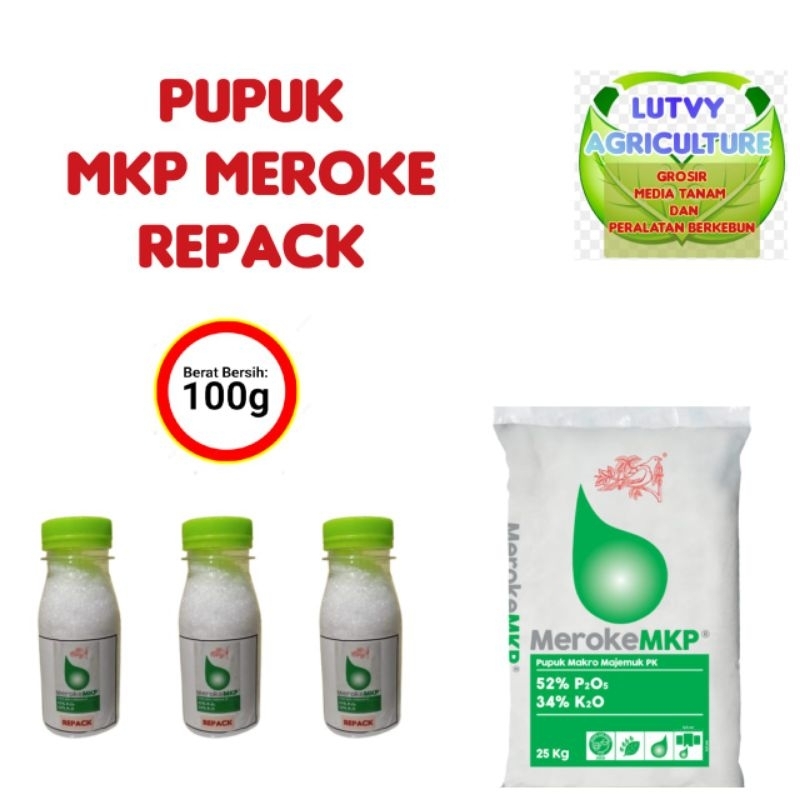 Pupuk MKP Meroke Repack 100 gram