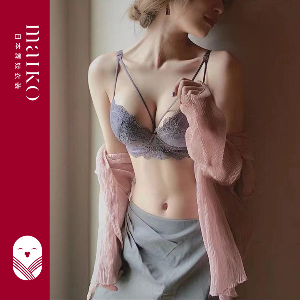 [ MAIKO JAPAN ]  Sarah Bra BH Push Up Set Kawat Celana Dalam Wanita Bikini Sport Beha Lingerie Korea