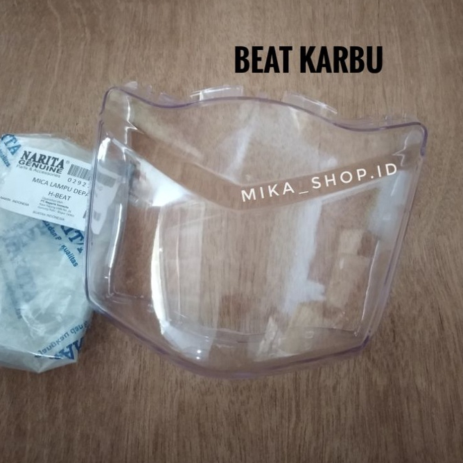 Mika kaca Lampu Depan Beat Karbu