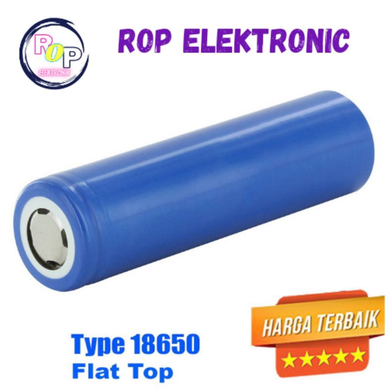 Baterai 18650 2500 mah, 1200 mah