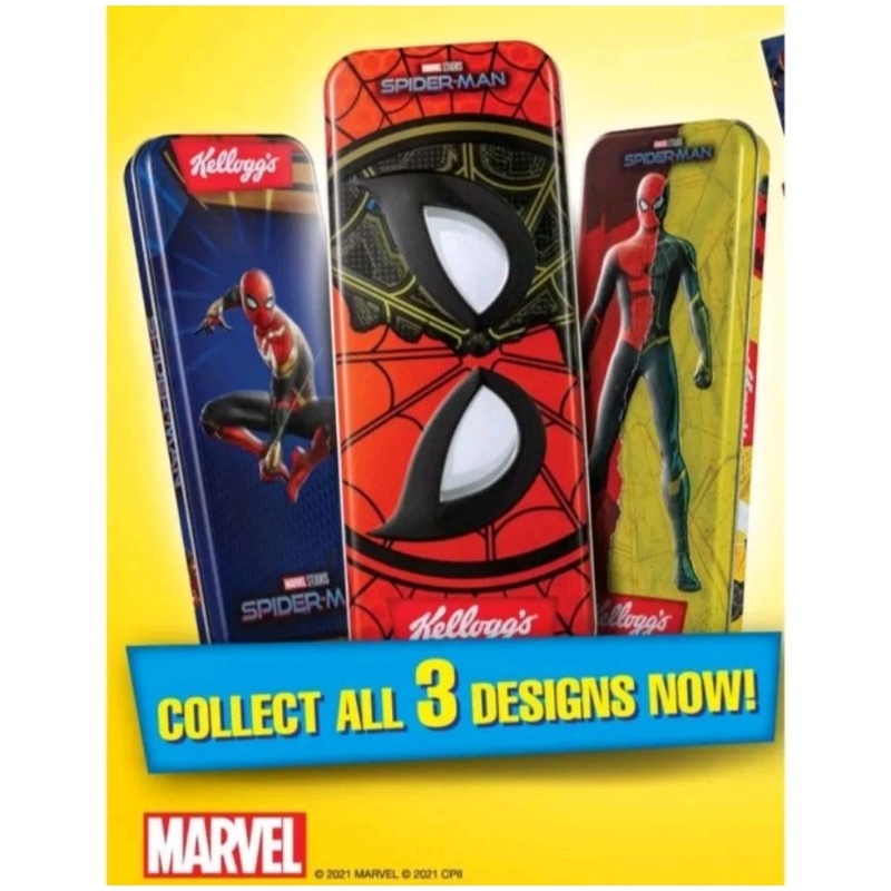 

Kotak Pensil Spiderman Limited Edition 3D Pencil Case Marvel Gambar Timbul Koleksi dari Kellogg's Collection