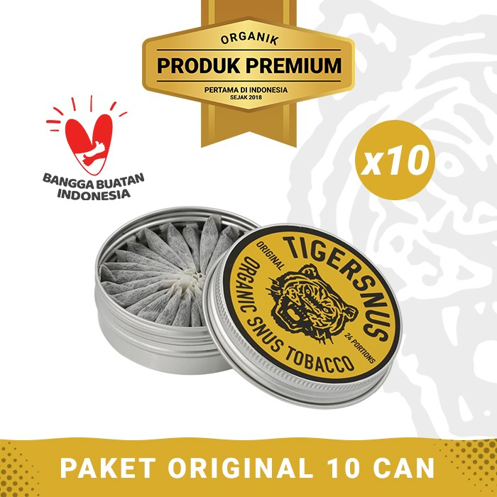 

Tiger Snus Original - Grosir 10 Kaleng