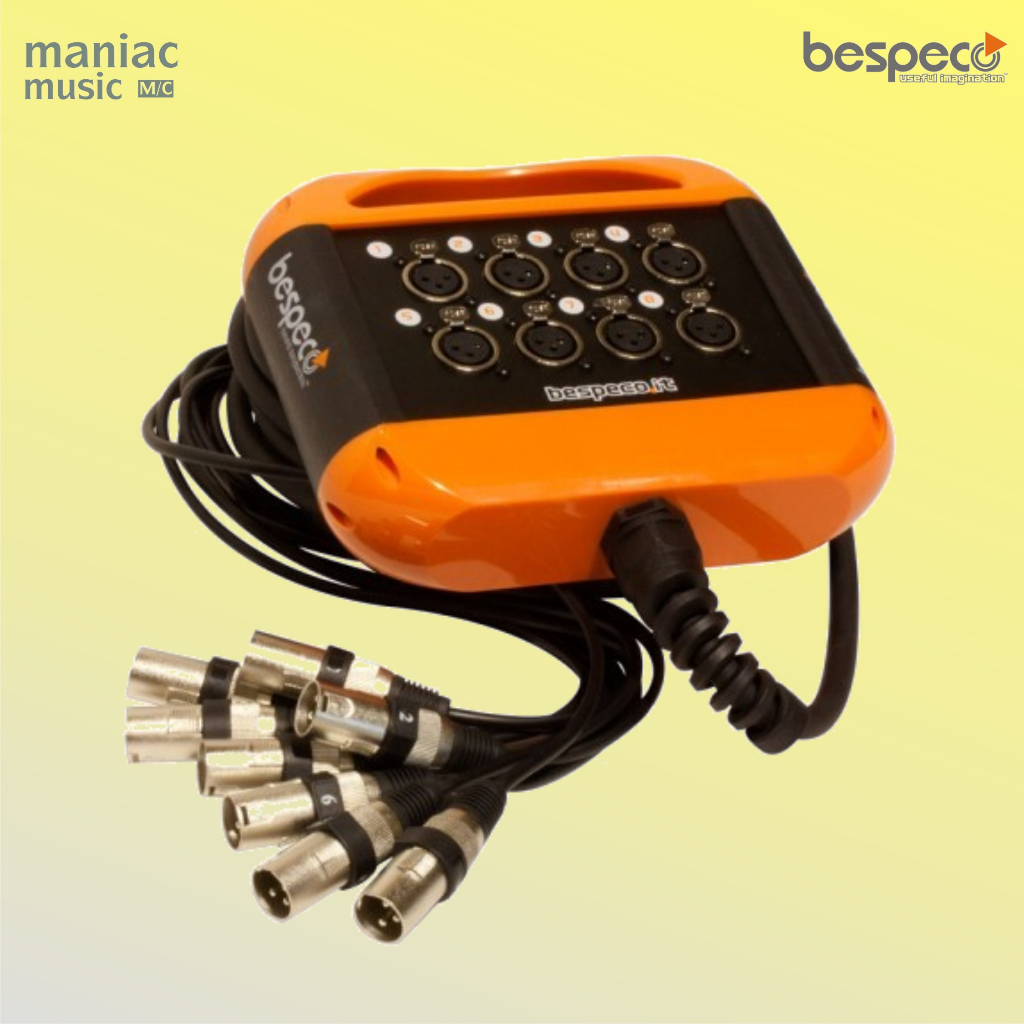 Bespeco XTRA800L10 (Snake Cable, Panggung, 8-Input, 10 Meter)