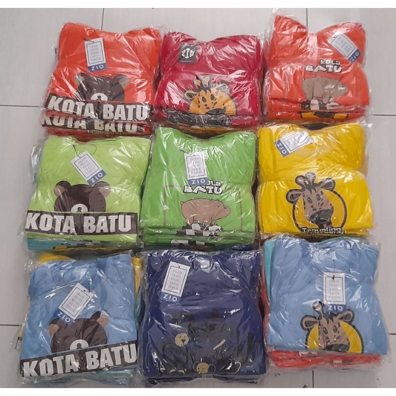 Setelan kaos wisata Batu dan Bromo