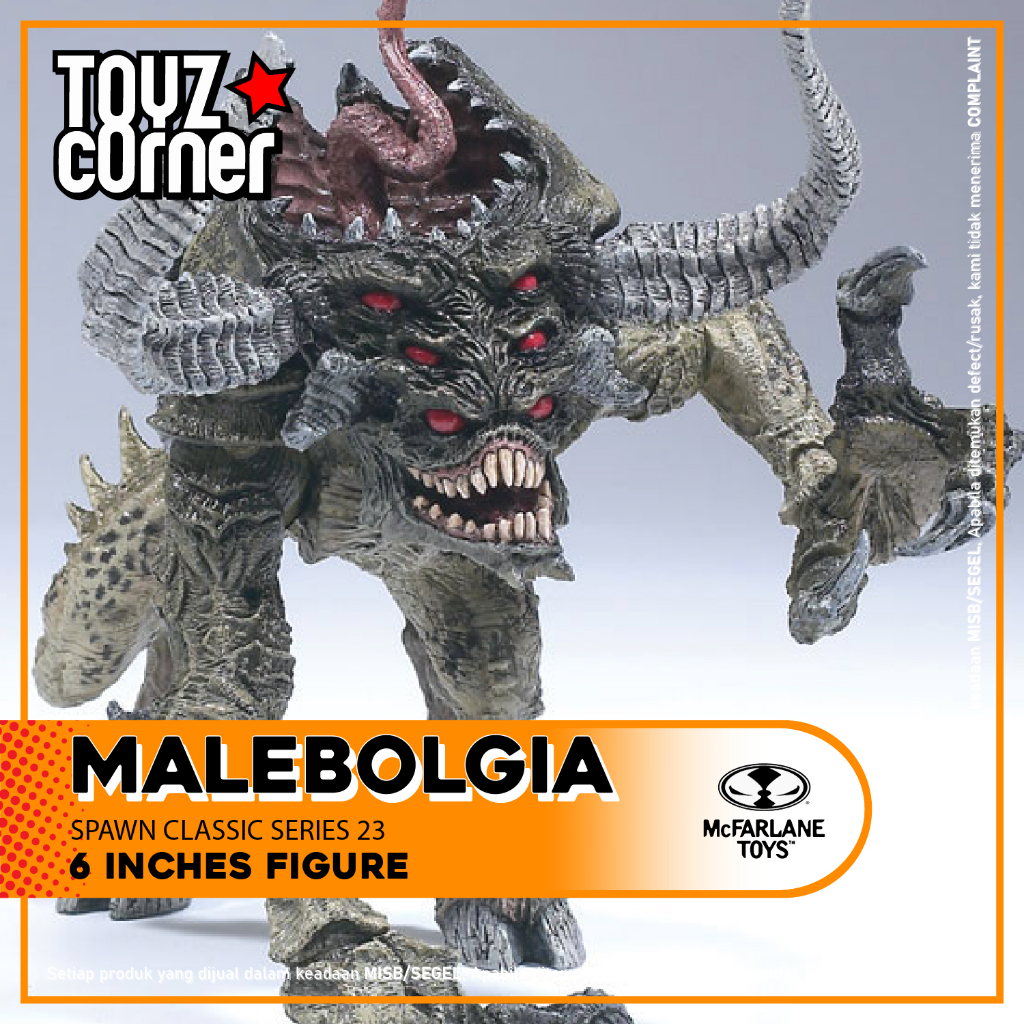 Toyz Corner - Mcfarlane Toys 6 Inch Figure Spawn Mutation Series 23 - Malebolgia