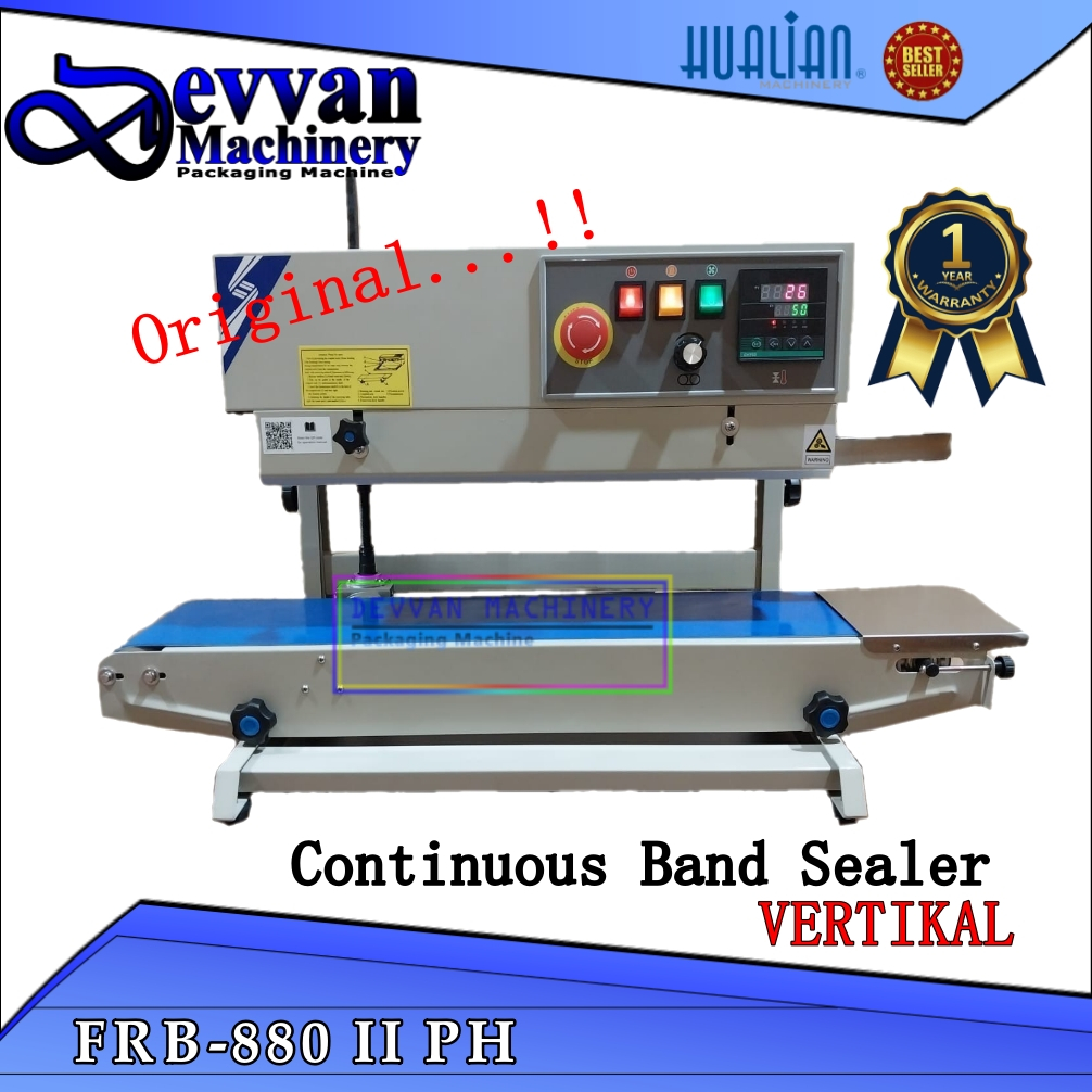 FRB-880 II PH Continuous Band Sealing Sealer Plastik Pouch Standing / Berdiri FRB880II