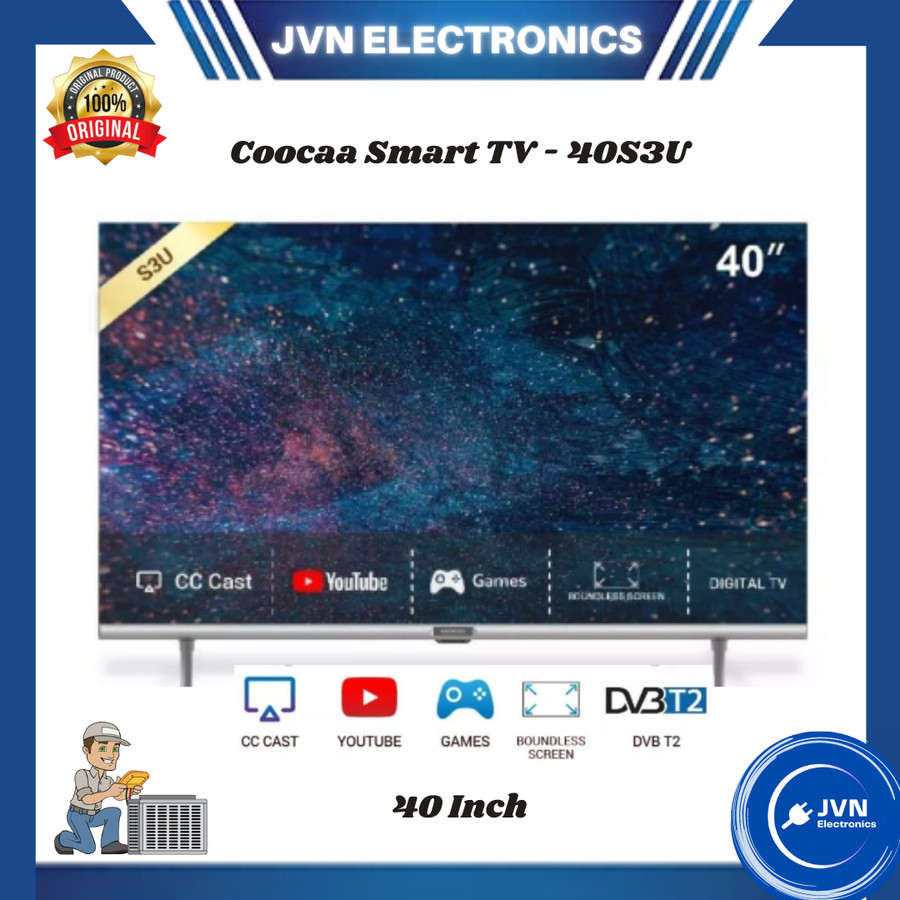 Coocaa 40 Inch Smart TV - 40S3U