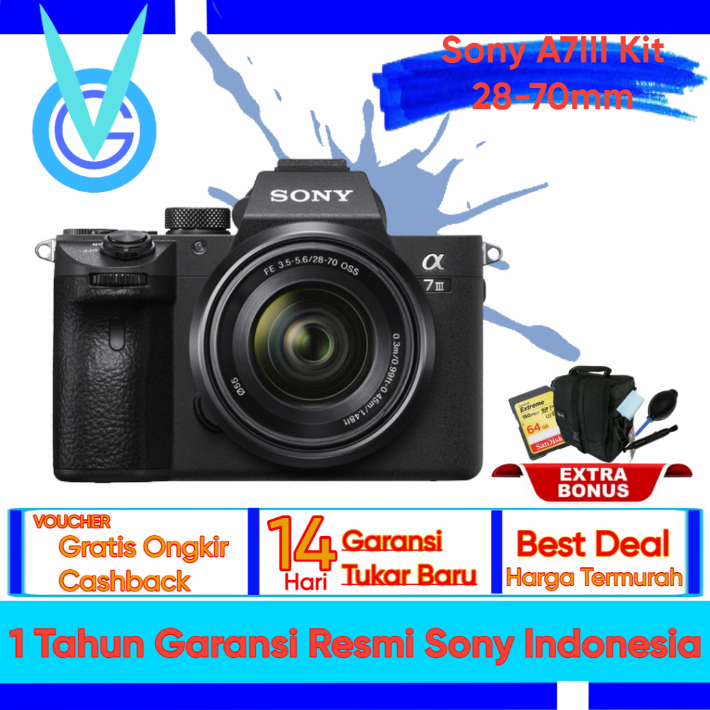 SONY A7III KIT  28-70MM Mirrorless Camera - SONY ALPHA A7III - SONY A7 MARK III KIT
