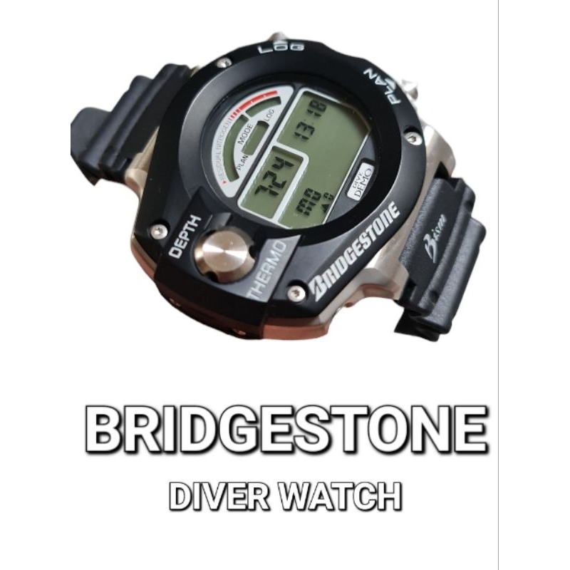Jam tangan digital diver vintage