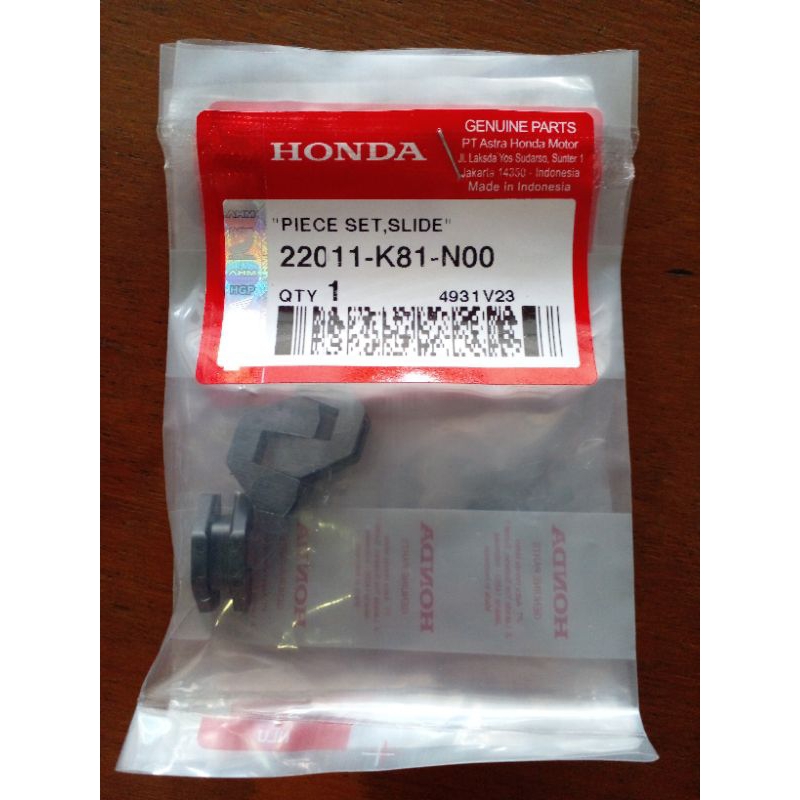 SLIDER RUMAH ROLLER BEAT / SCOOPY / VARIO / FI / ESP / GENIO ASLI ORIGINAL