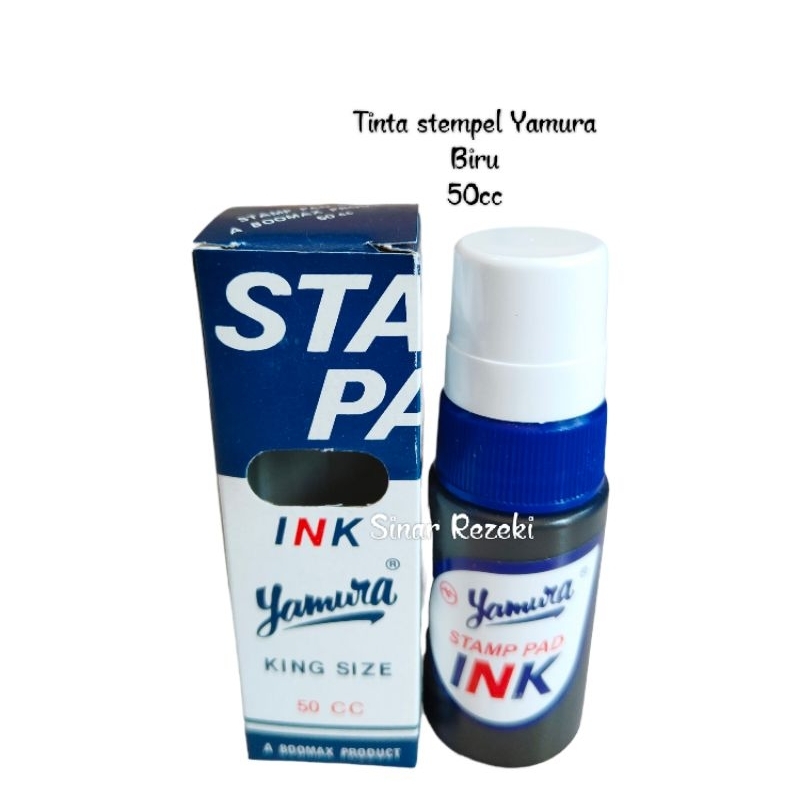 

1botol!! Tinta stempel yamura / stamp pad ink Yamura 50cc/ tinta yamura