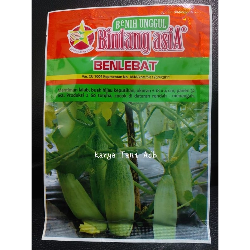 

Timun Putih BANLEBAT 20gr Bintang Asia (Exp 25 Des 2025)