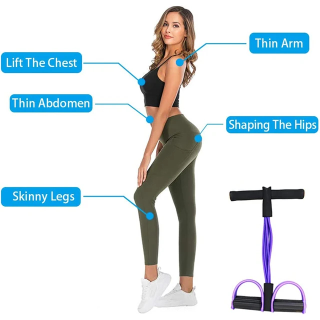 Tummy Trimmer Karet Body Trimmer Alat Pengecil Perut Berkualitas Pembakar Lemak Fitness /Alat Olahraga Di Rumah Sit Up