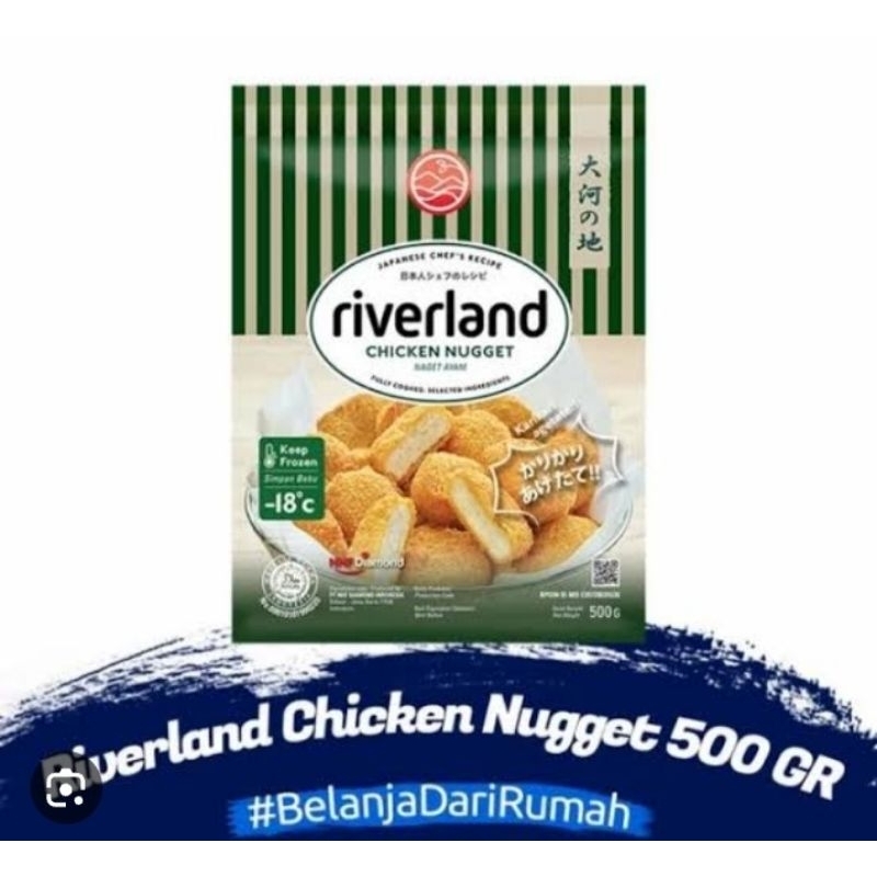 

Riverland Chicken Nugget / Naget Ayam Original | Berat Bersih 500gr