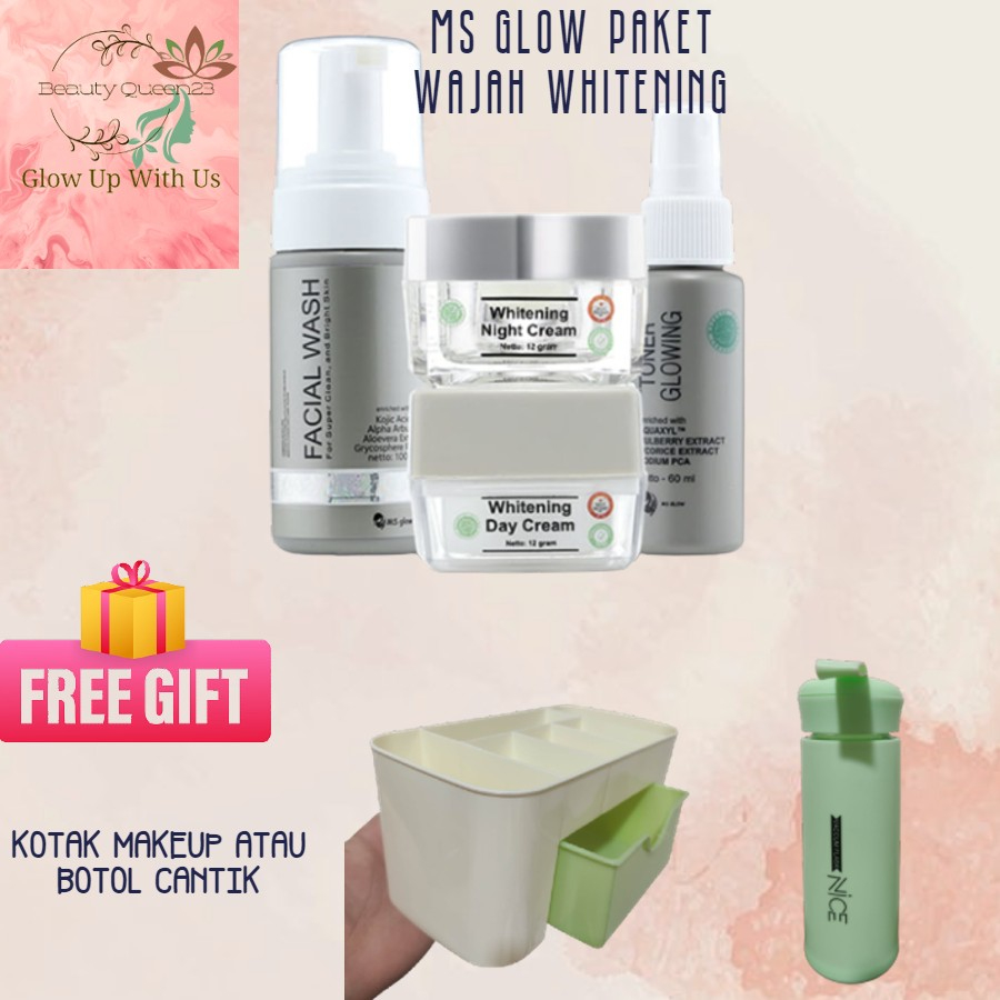 Ms Glow Original Paket Whitening 1 Paket Lengkap Whitening