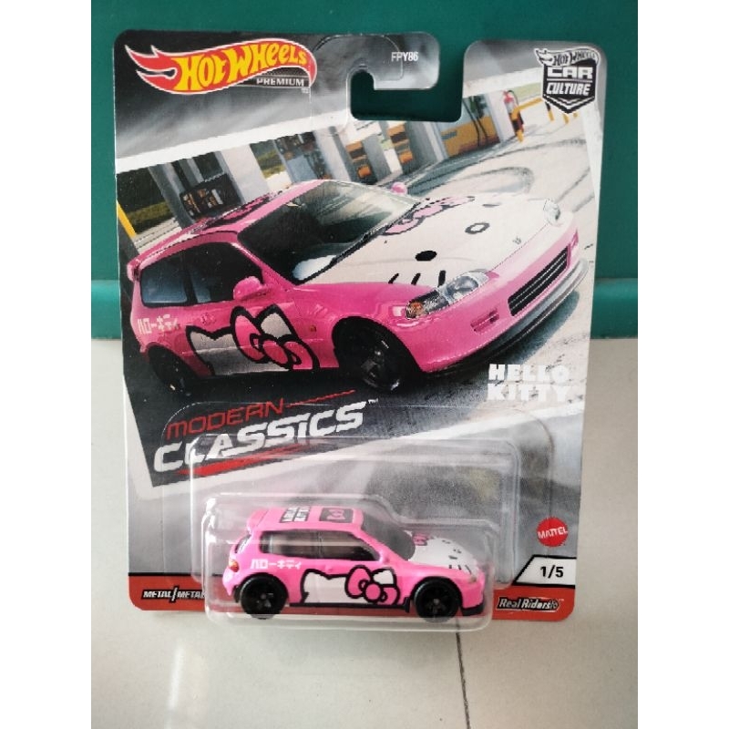 Hotwheels : Hinda Civic eg Hello kitty