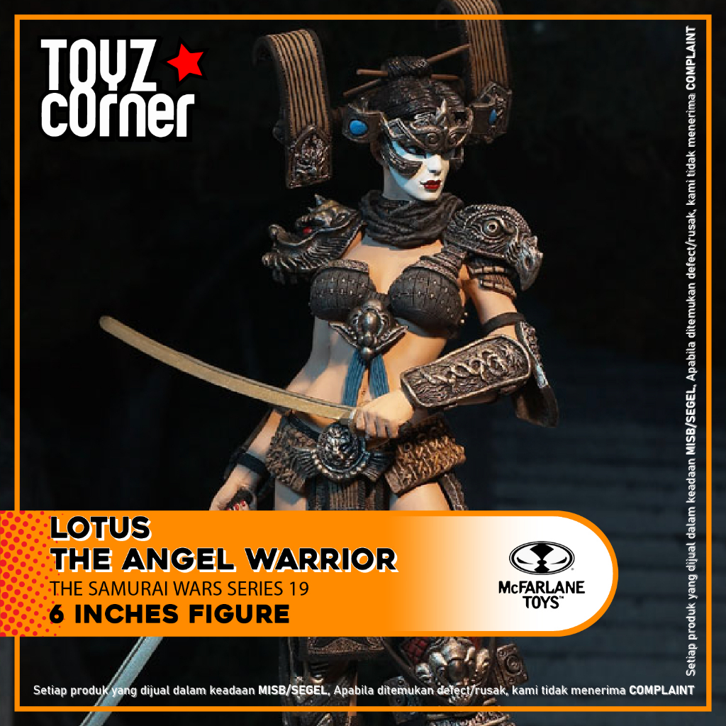 Toyz Corner - Mcfarlane Spawn The Samurai War Series 19 - Lotus The Angel Warrior
