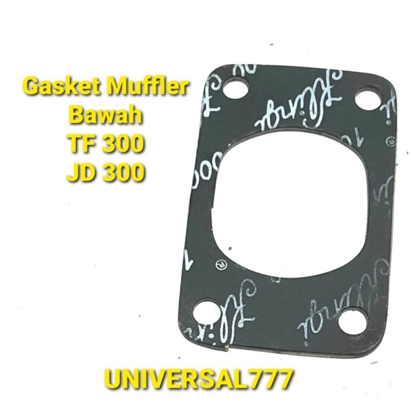 TF300 JD300 Gasket Muffler Silincer TF JD 300 Paking Perpak Pak Packing Knalpot Ejos Bawah Kotak TF-300 JD-300