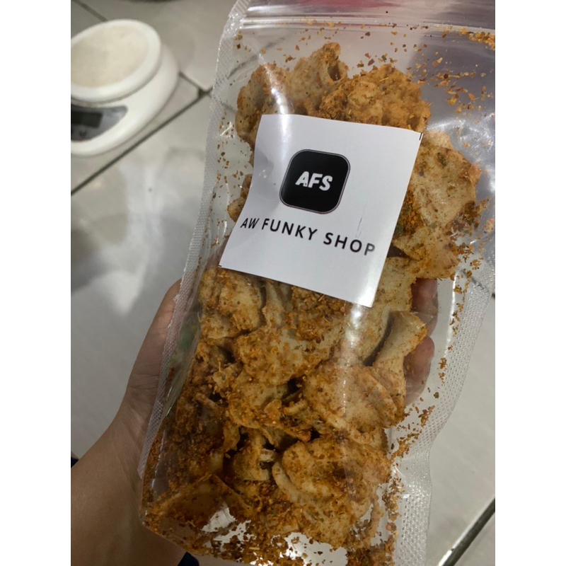 

Keripik Basreng Pedes Gila 100gr