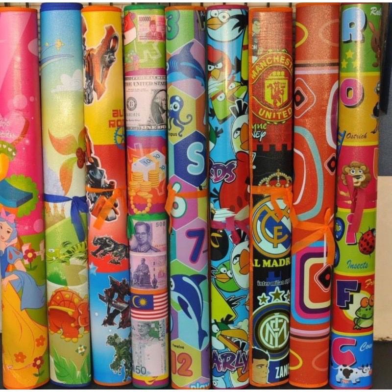 Tikar spon karakter/tikar santainya