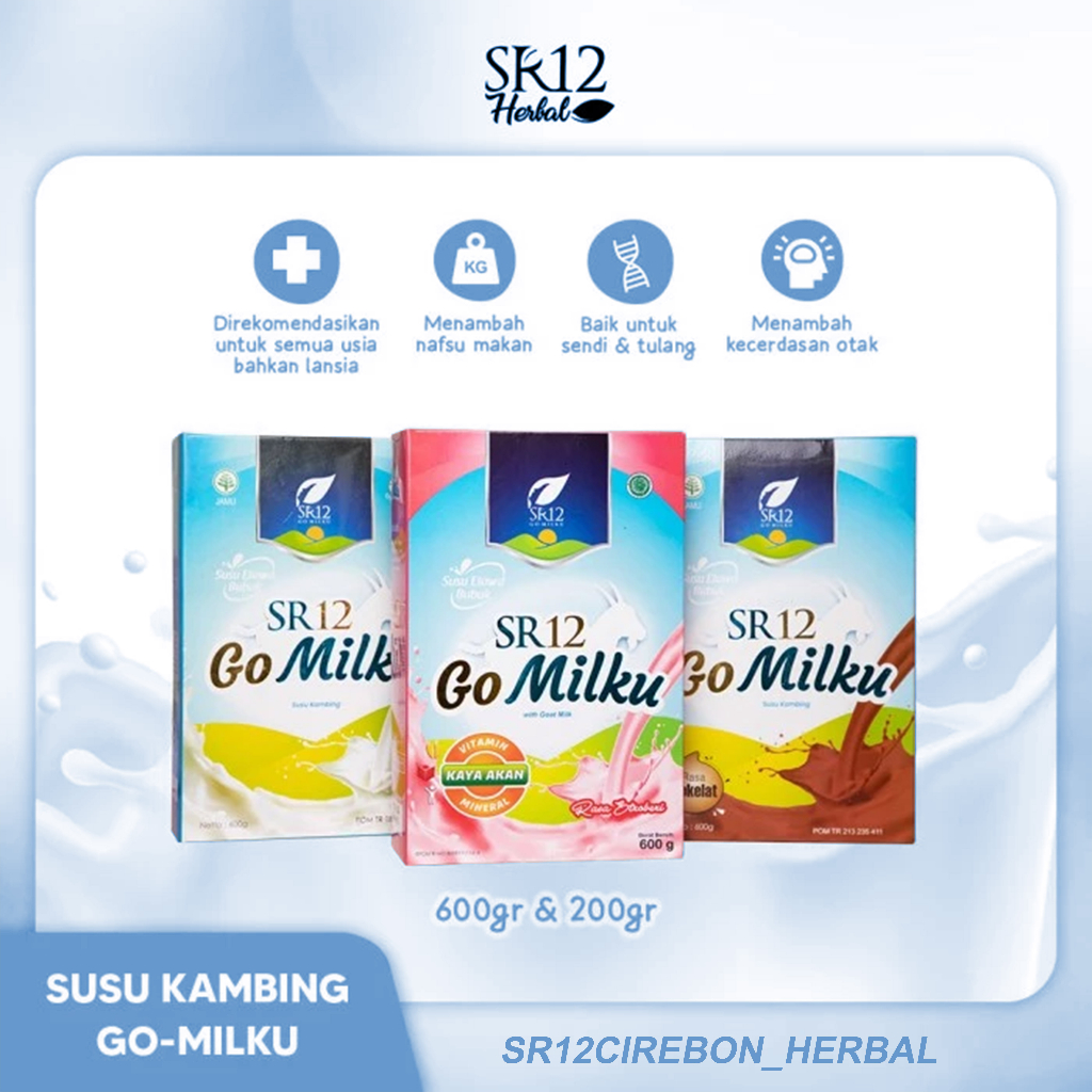 

Go Milku 200gr SR12 Halal Susu Kambing Etawa Premium Original Terlaris