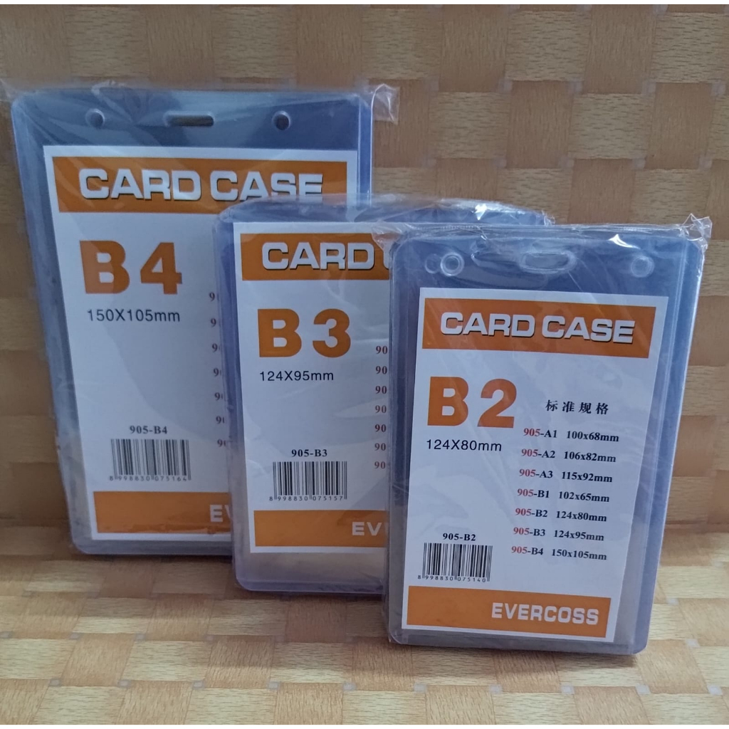 ID Card Holder / Name Tag Plastik Mika B2 B3 B4 Evercoss
