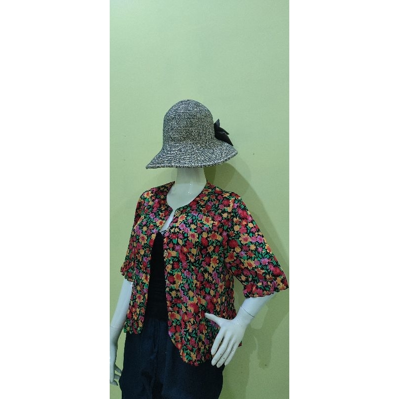 blouse vintage bunga