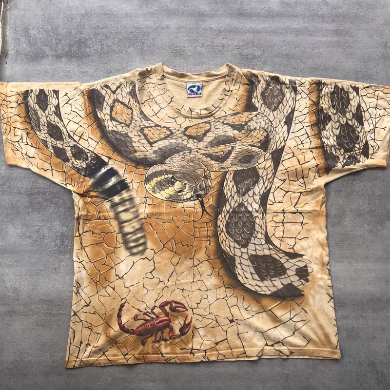 kaos vintage Liquid blue rattlesnake 1996