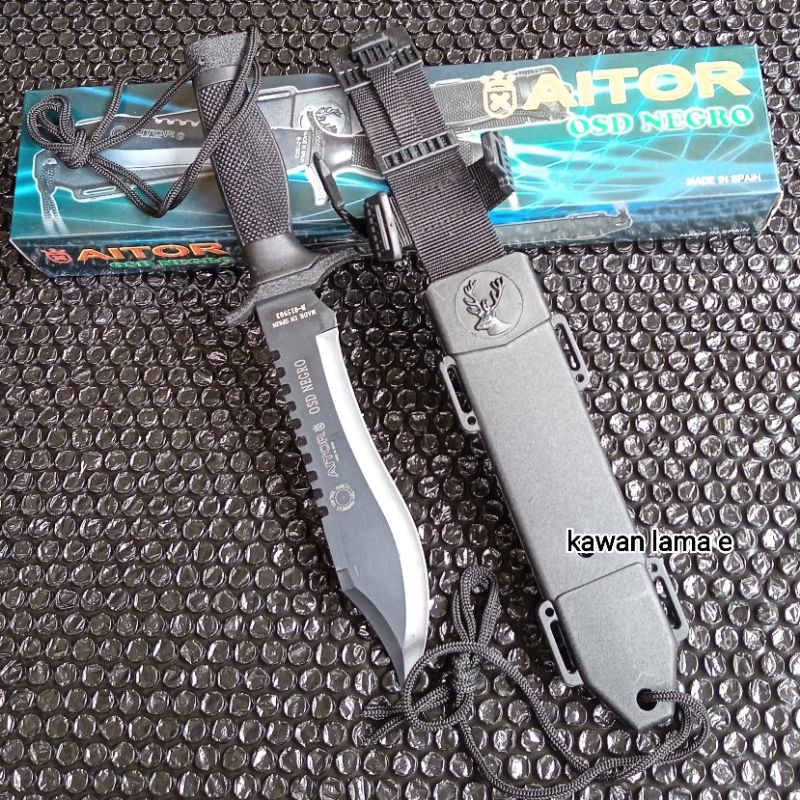 PISAU KOMANDO NEGRO HITAM SURVIVAL KIT