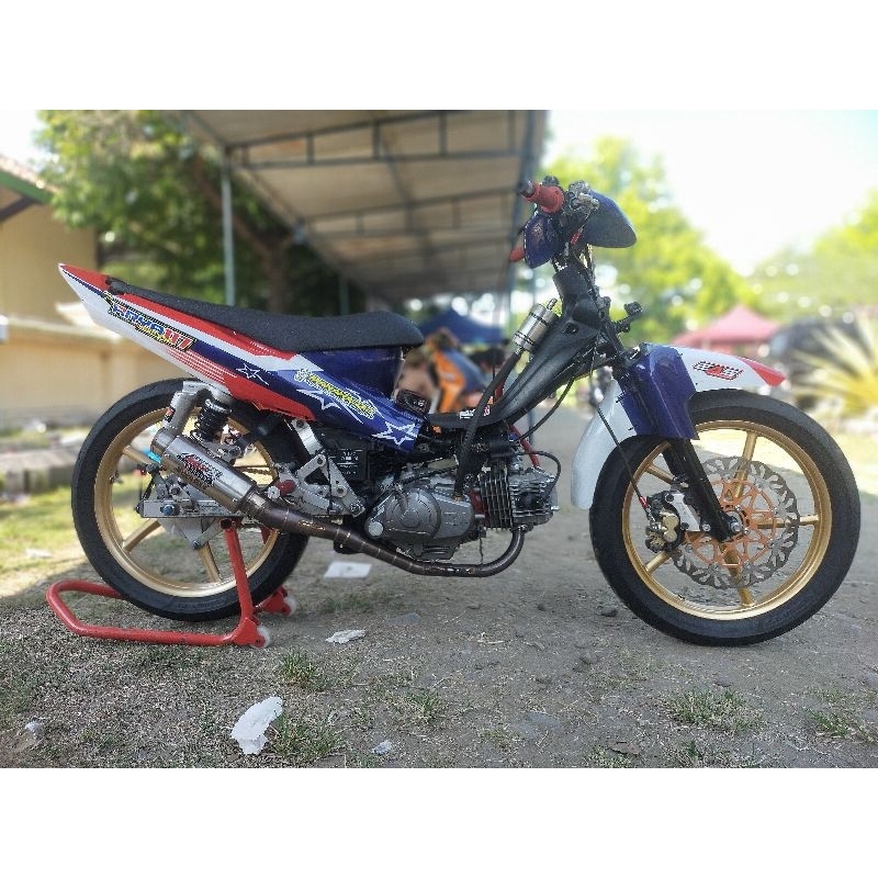 knalpot jupiter roadrace type p2 mp2 muffler