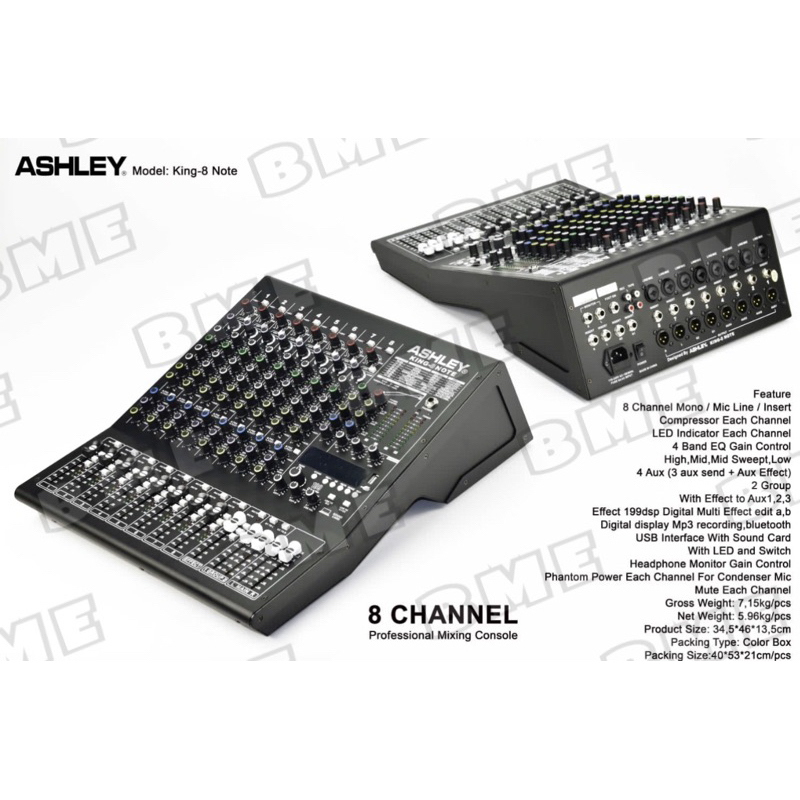 mixer ashley king8 note king8note king8 original
