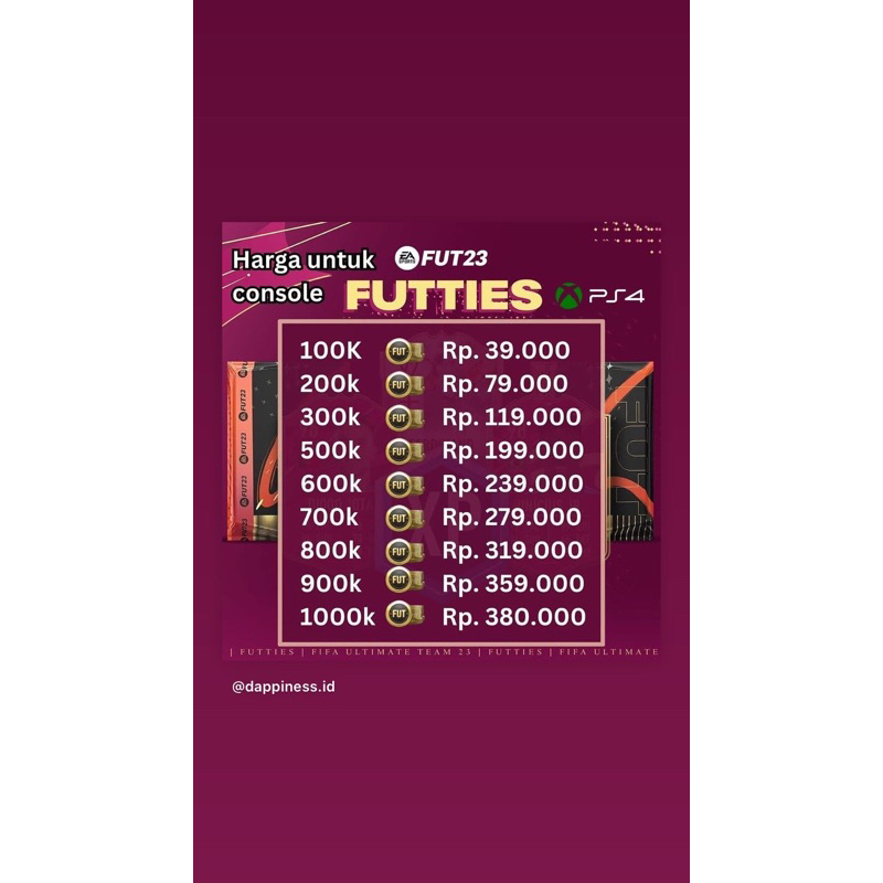 JUAL KOIN FIFA23 PS4,PS5 dan XBOX