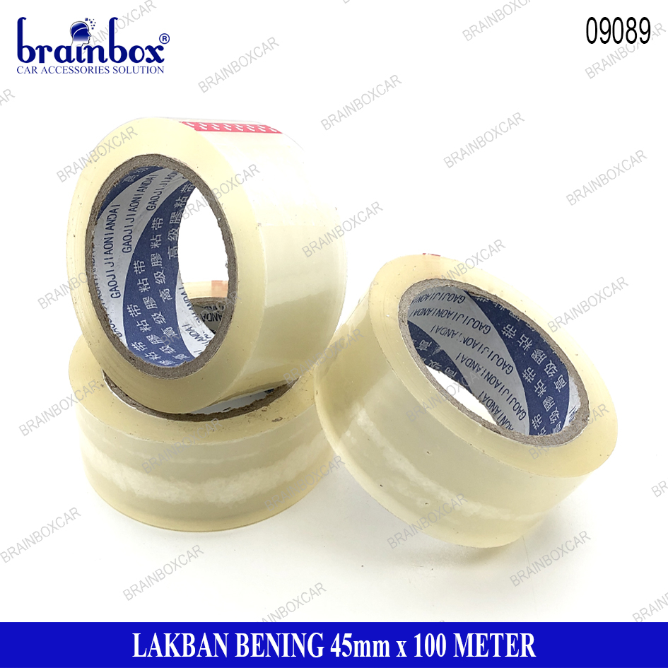 

Lakban Bening 45mm x 100Meter Isolasi Perekat Selotip