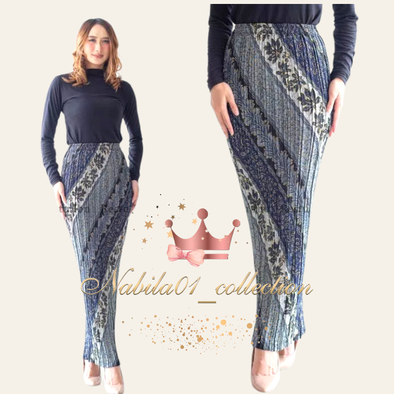 Rok Plisket batik motif terlaris / bawahan kebaya / rok batik / rok plisket batik jumbo / 30 varian