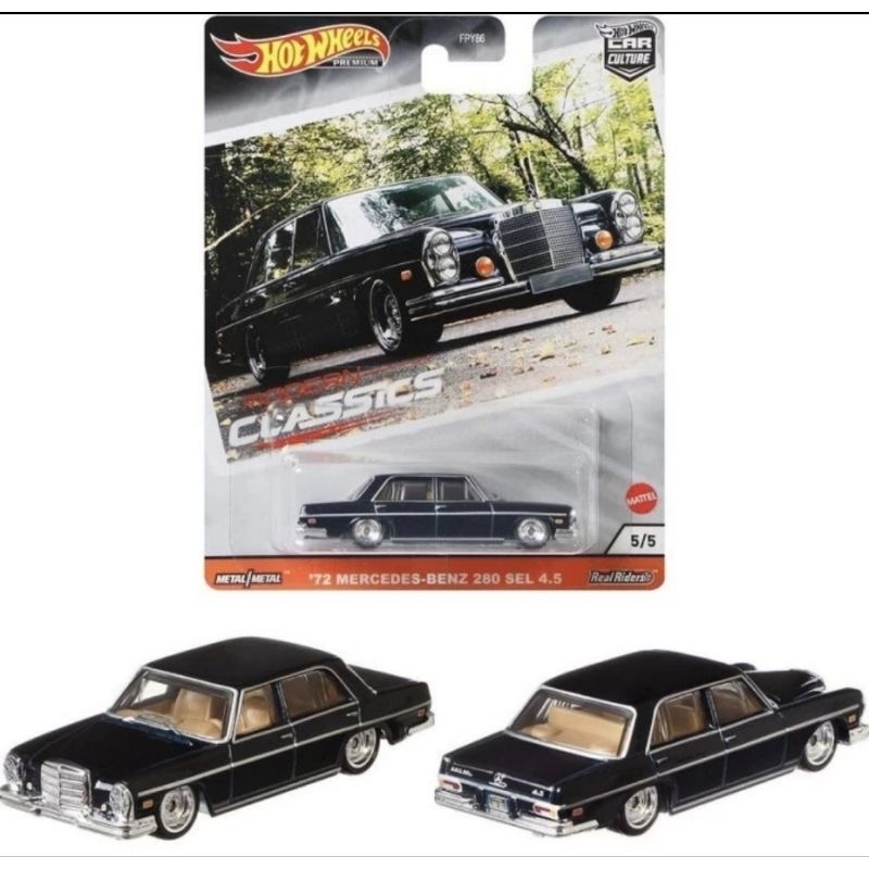 Hot Wheels Premium Modern Classics72 Mercedes Benz 280 SEL 4.5