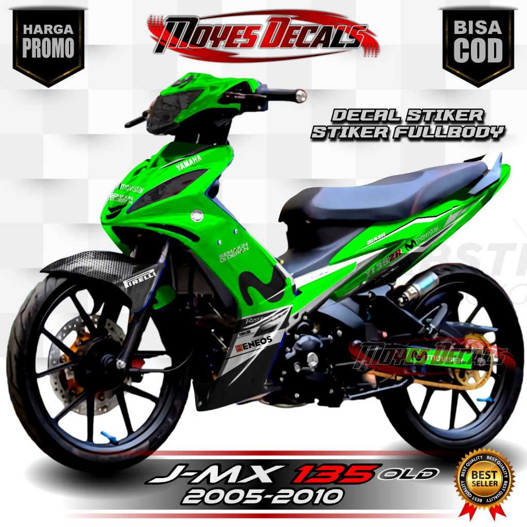 Decal Jupiter MX Old - Stiker MX Old - Dekal MX Old Full Body - Striping Jupiter MX Old Variasi - De