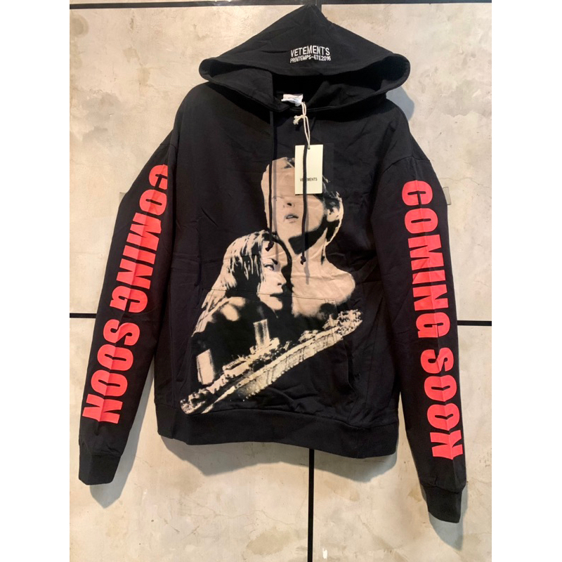 Vetement Hoodie rare coming soon titanic 2016