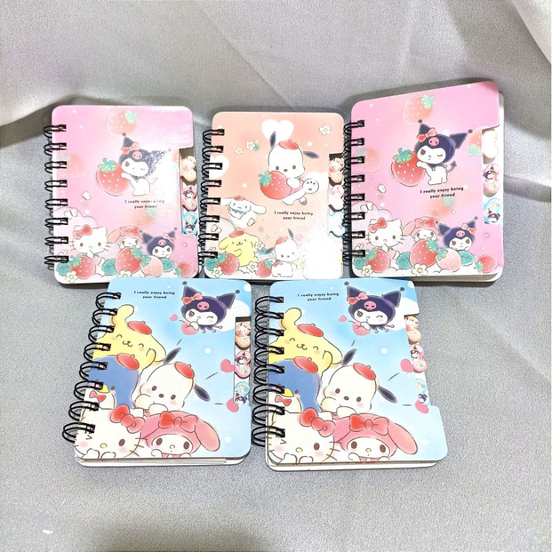 

Notebook Sanrio//Buku diary mini|| Buku mini sanrio|| Premium