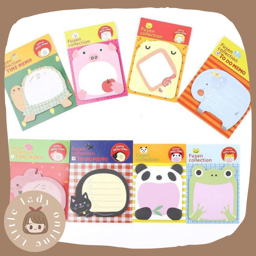 

Sticky Notes Memo Animal / Kertas Memo Sticky Notes Karakter Lucu / Kertas Stationery