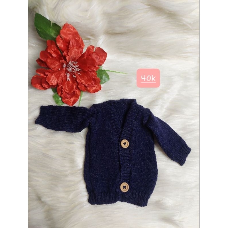 Cardigan boneka BJD 1/3