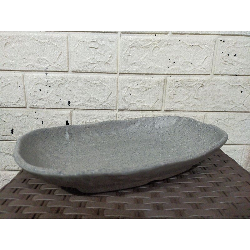 Piring Melamin Stone Golden Dragon P6610A / Piring Model Stone / Piring Sushi / Piring Saji / Piring