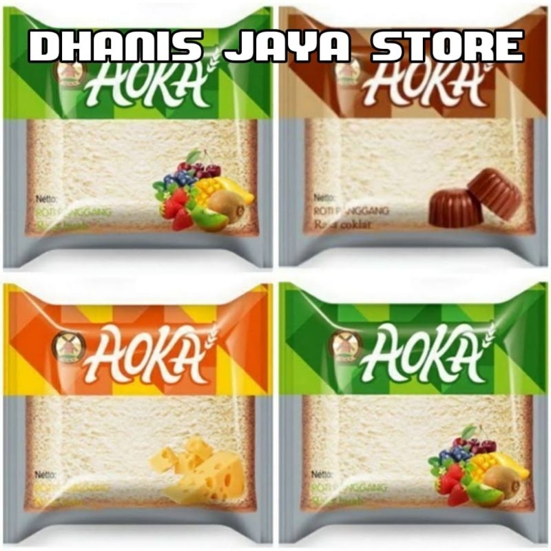 

ROTI AOKA 1 DUS ISI 60 PCS MIX VARIAN PILIH 2 RASA