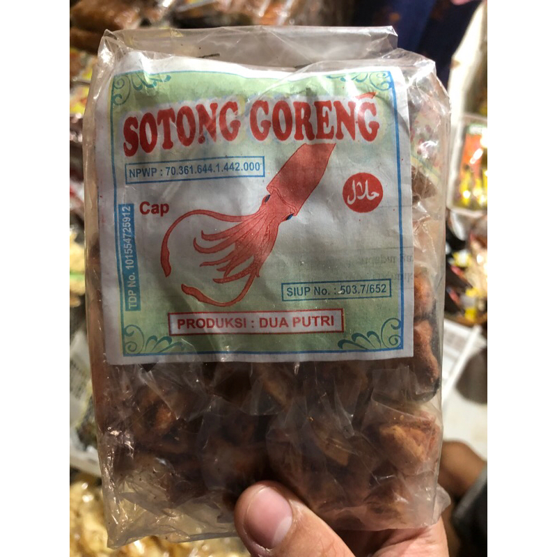 

Sotong goreng cap dua putri 1 pak