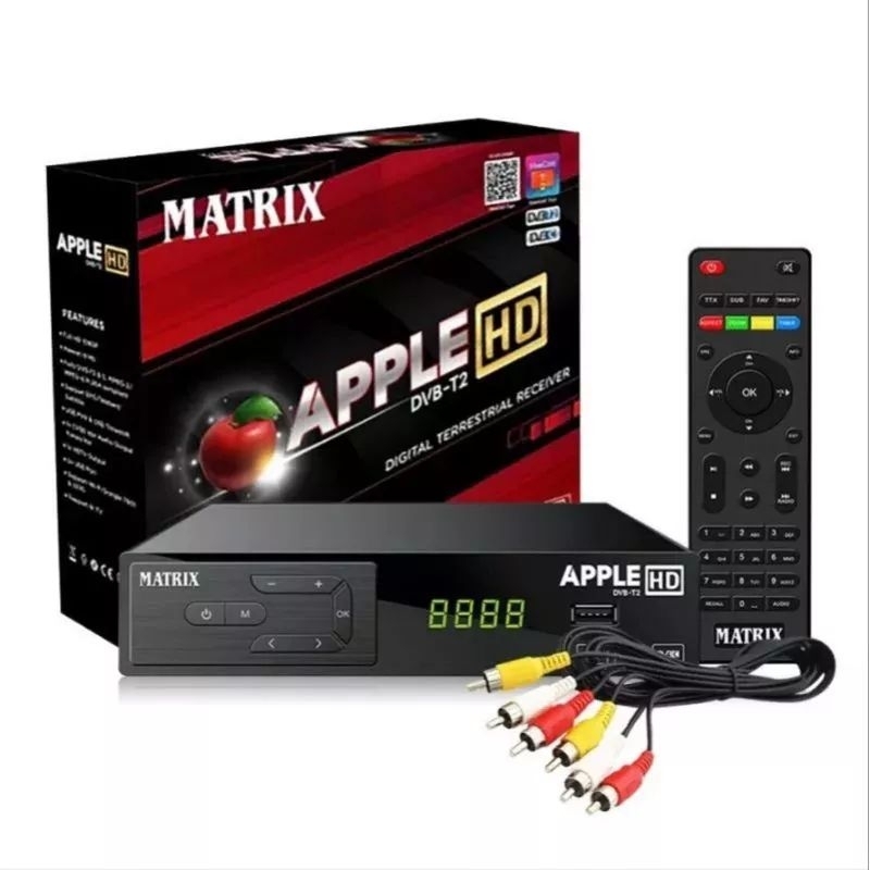 STB Set Top Box/STB Matrix Apple HD DVB-T2 digital