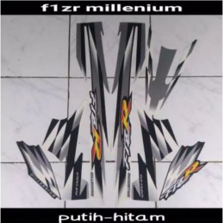 striping stiker fiz r millenium putih hitam