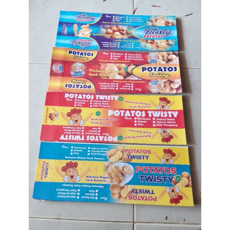 

kertas kentang spiral/kotak kentang spiral/keras potato twist.