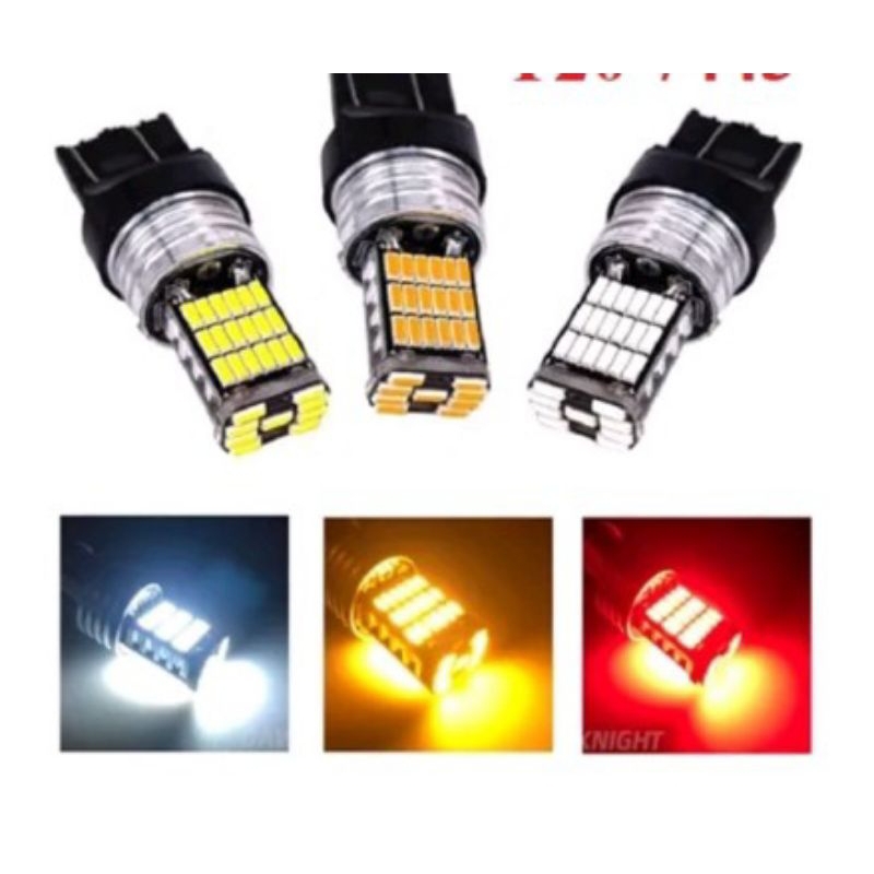 lampu sein t20 super brght rem  45 titik  rem mobil