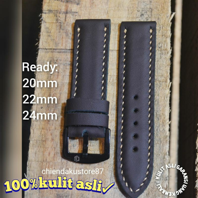 Tali kulit jam tangan kulit asli / Tali jam kulit asli / Strap jam kulit / kulit asli