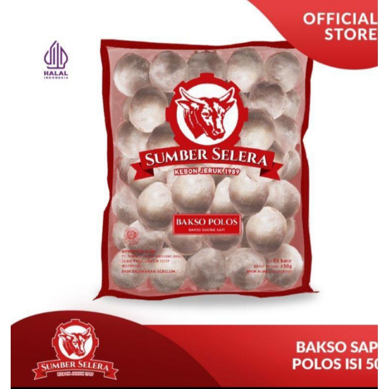 

Bakso polos Sumber Selera isi 50 pcs