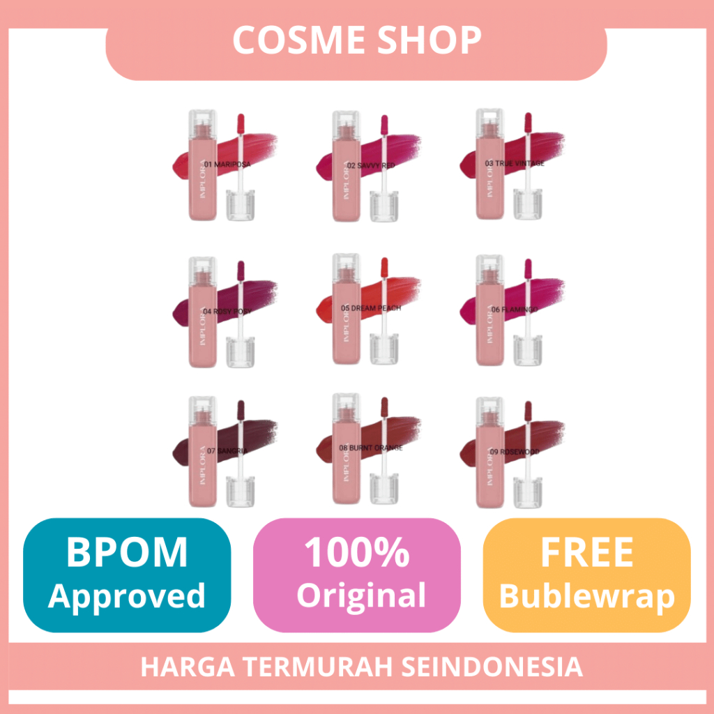 Implora Jelly Tint/Implora Lip tint/Lip Tint Bibir